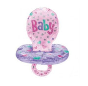 Palloncino Nascita Ciuccio Sagomato "It's a Girl" 22" 74cm