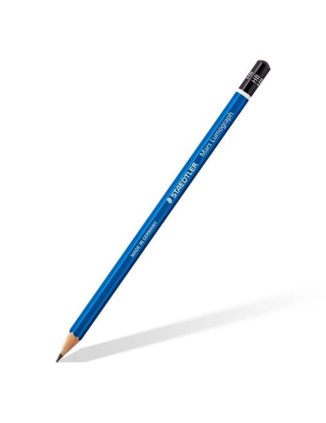 Scatola In Metallo Matite Staedtler Mars Lumograph Gradazioni Medie 12pz
