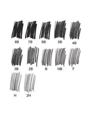Scatola In Metallo Matite Staedtler Mars Lumograph Gradazioni Morbide 12pz