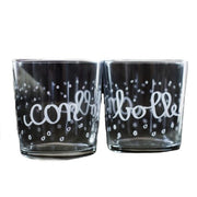 Bicchiere Con Decorazione Con Bolle