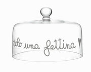 Campana Vetro Con Decorazione Solo Una Fettina
