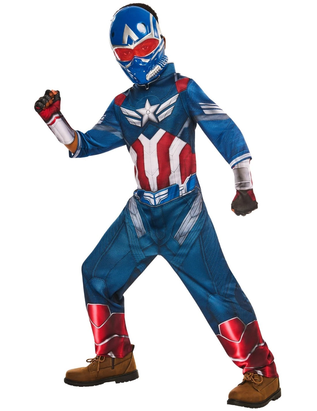 Costume Di Carnevale Bambino Vestito Capitan America Marvel