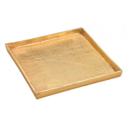 Sottopiatto Quadrato Oro Liscio 25CM