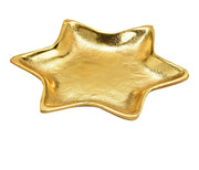 Sottopiatto Stella In Metallo Oro Liscio 21CM