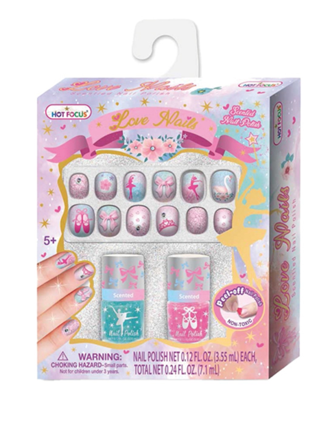 Set Hot Focus Smalto Unghie Ballerina