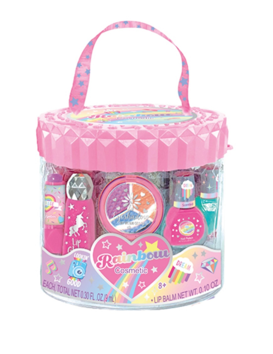 Set Hot Focus Cosmetic Bag Unicorno