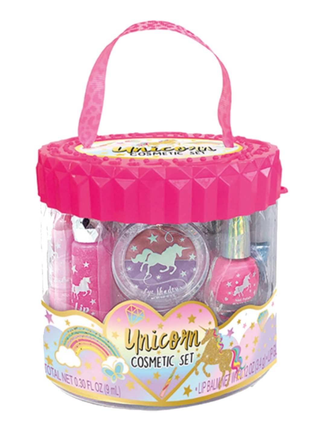 Set Hot Focus Cosmetic Bag Unicorno