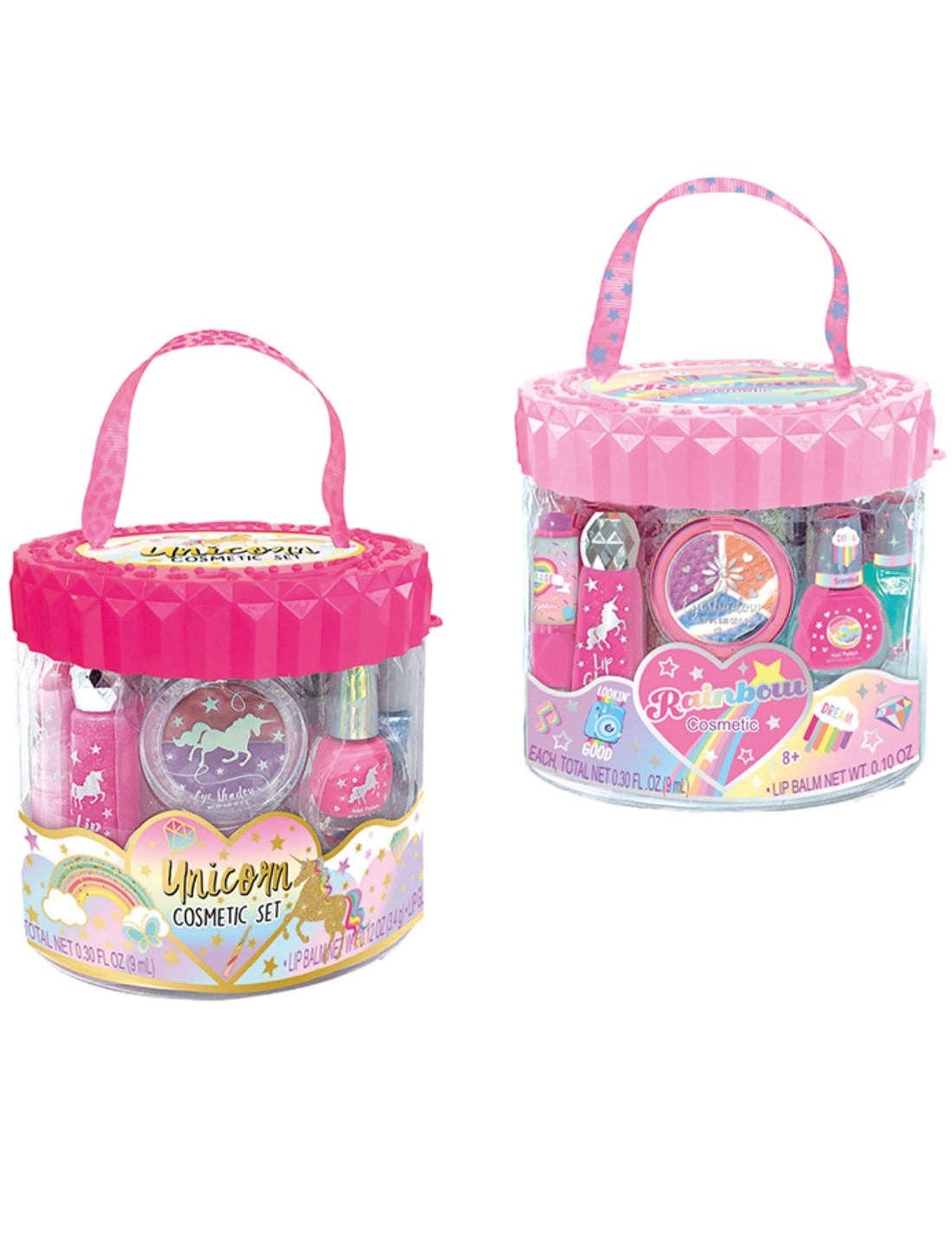 Set Hot Focus Cosmetic Bag Unicorno