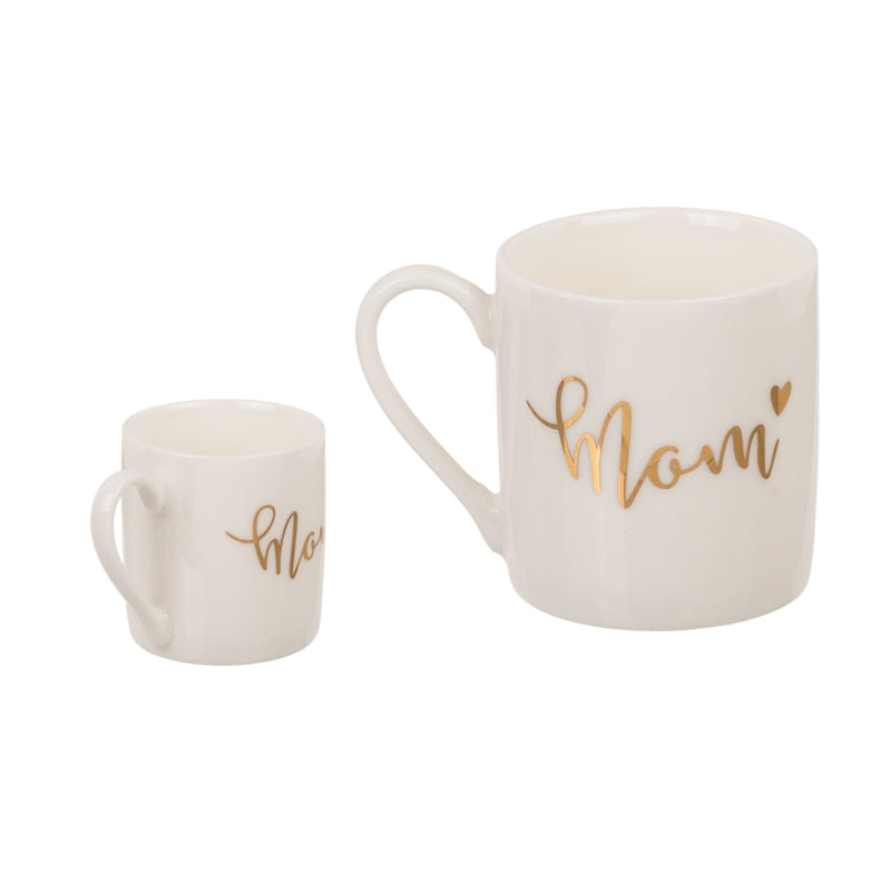 Tazzina Caffè Ceramica Bianca Mamma