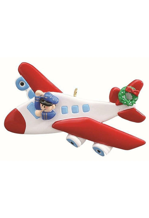 Addobbo Albero Di Natale Personalizzabile Aereo