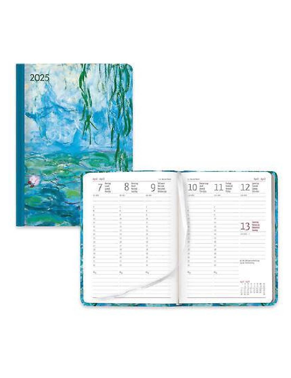 Agenda Settimanale 12 Mesi 2025 Alpha Edition Ladytimer Monet15cm