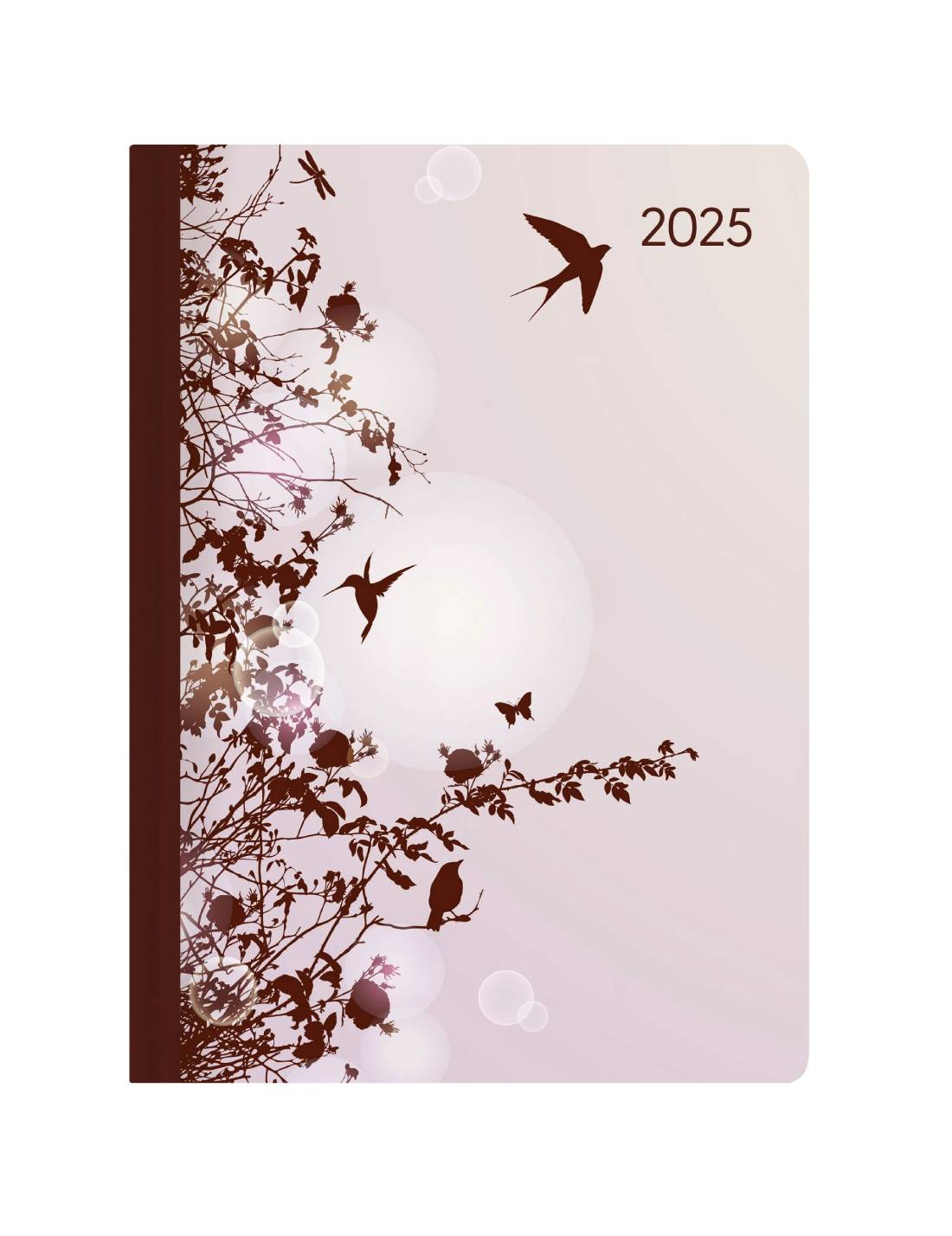 Agenda Giornaliera 12 Mesi 2025 Alpha Edition Style Colibrì 15cm