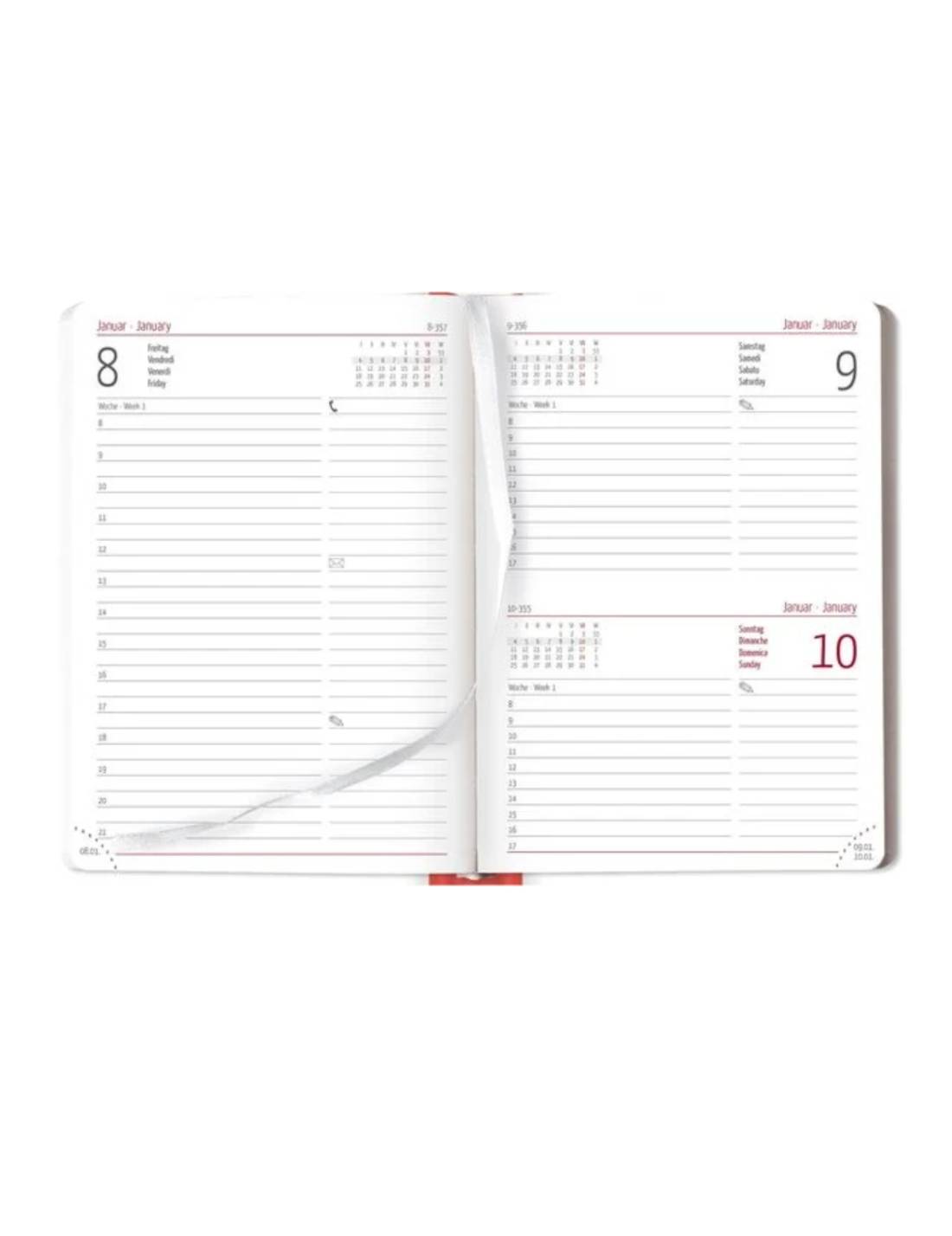 Agenda Giornaliera 12 Mesi 2025 Alpha Edition Style Journal Fragole