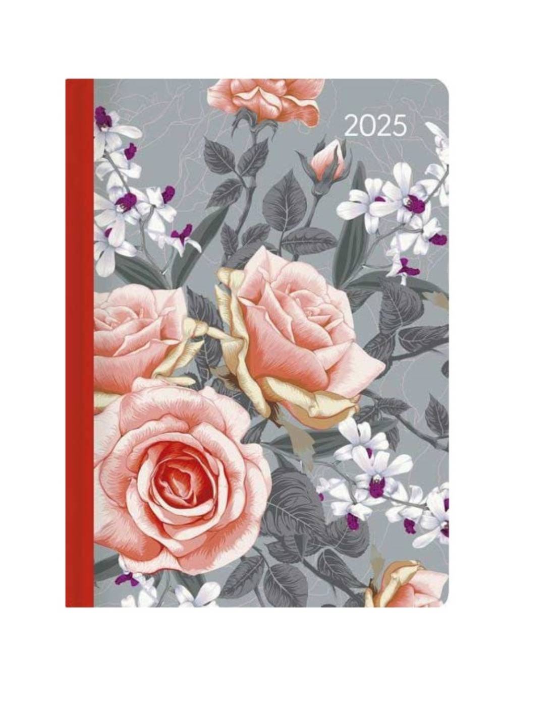 Agenda Giornaliera 12 Mesi 2025 Alpha Edition Style Journal Rose 15cm