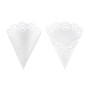 Festoni Decorativi - Coni Bianchi 10pz. 20cm