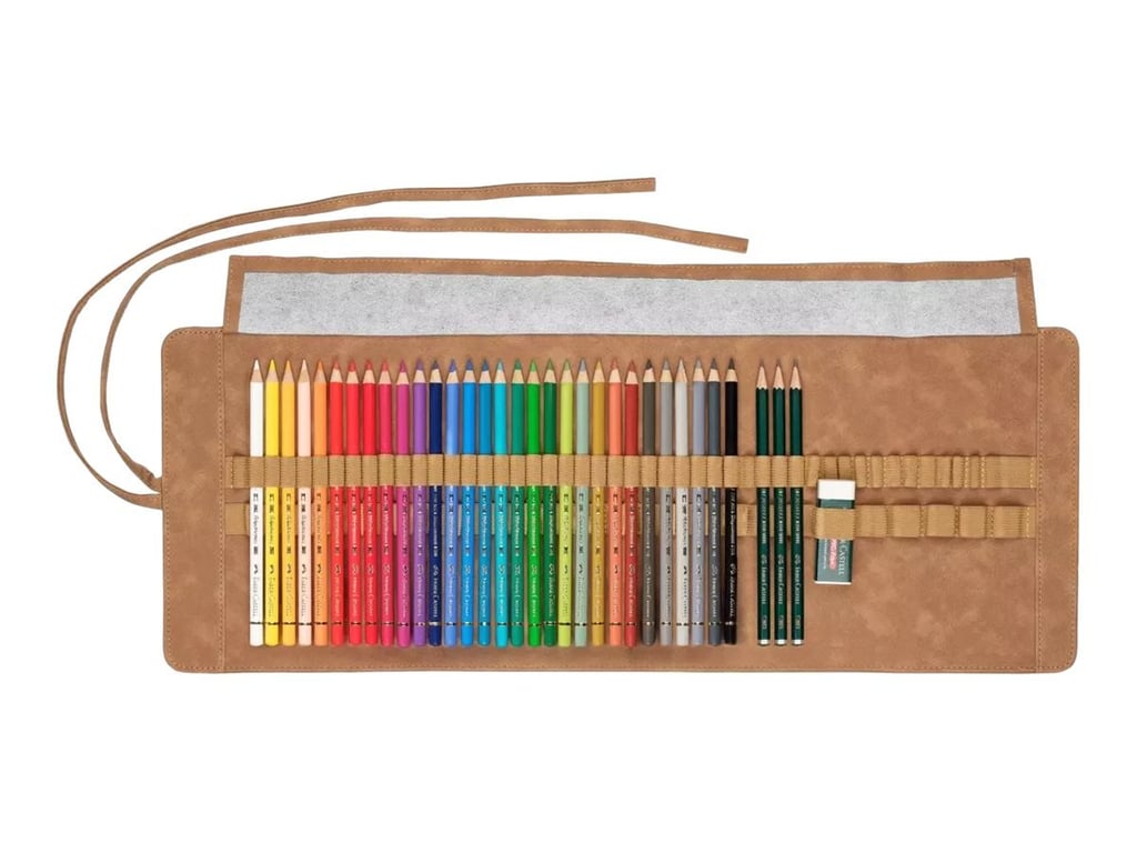 Matite Colorate Polycromos Faber-Castell Rotolo 30pz