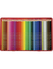 Matite Colorate Faber Castell Con Astuccio In Metallo 48pz