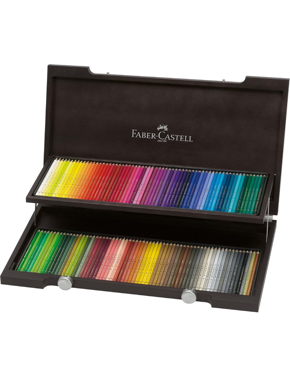 Set Matite Colorate Polychromos Faber Castell Valigetta in Legno 120 Pezzi