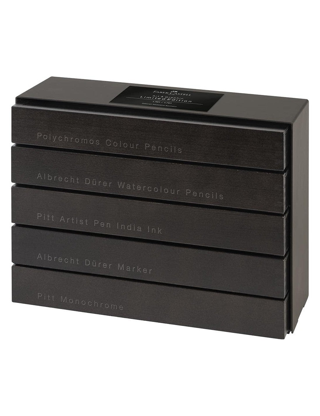 Set Art E Graphic Faber Castell Valigetta In Legno Edizione Limitata