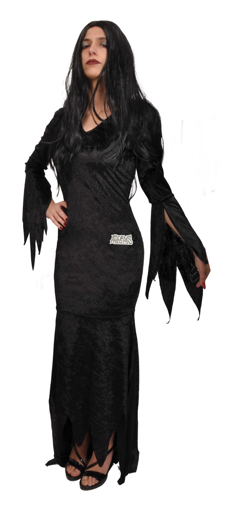 Costume Morticia Addams Taglia Unica Halloween