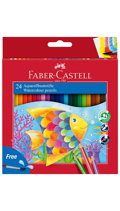 Faber-Castell Pastelli Matite Acquerellabili 24pz.