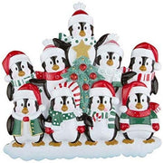 Addobbo Albero Di Natale 9 Pinguini Personalizzabile