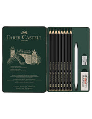 Set 8 Matite Pitt Graphite Faber-Castell 11pz