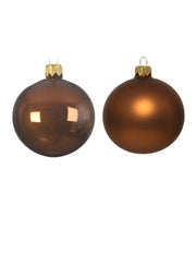 Pallina Albero Di Natale In Vetro Cannella 8cm