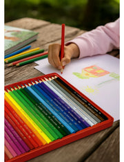 Pastelli Colorati Faber Castell Con Confezione In Metallo 36 Colori