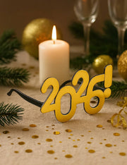 Occhiali Capodanno Dorati 2026