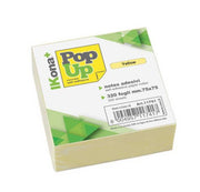 POP-UP Post-it 75X75mm Cubo 320Fogli Gialli