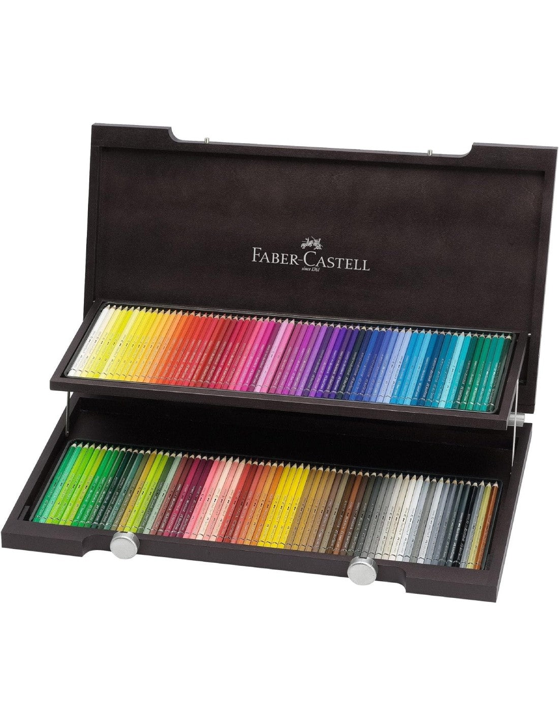 Set Matite Acquerellabili Albrecht Dürer Faber Castell Valigetta In Legno Con 120 Pezzi