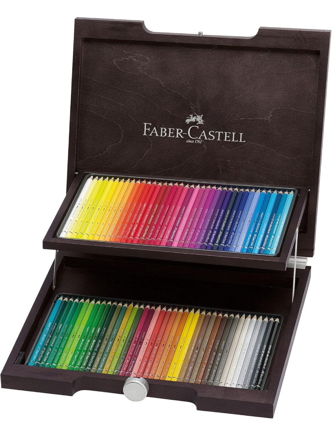 Set Matite Acquerellabili Albrecht Dürer Faber Castell Valigetta In Legno Con 72 Pezzi
