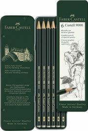 Matite Da Disegno Faber-Castell 9000 Set 6pz.
