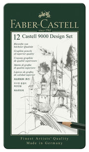 Matite Da Disegno Faber-Castell 9000 Design Set 12pz.