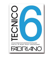 Fabriano Blocco Disegno 6 Tecnico Liscio 21x29,7cm