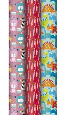 Rotolo Carta Regalo Fantasie Assortite 57gr.