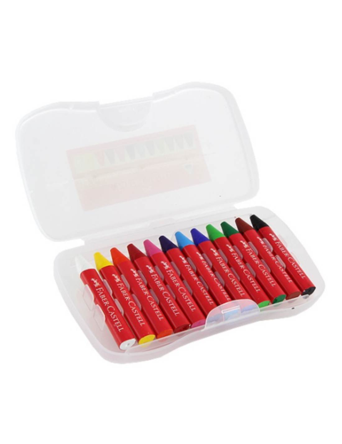 Pastelli A Cera Jumbo Faber-Castell 12pz