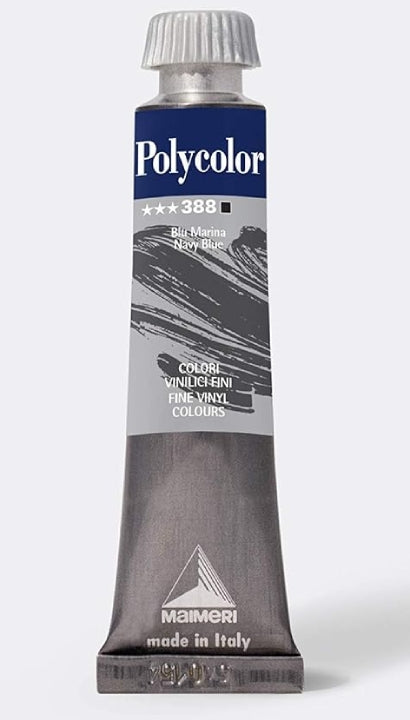 Polycolor 388 Maimeri Blu Marina Tempera Vinilica 20ml