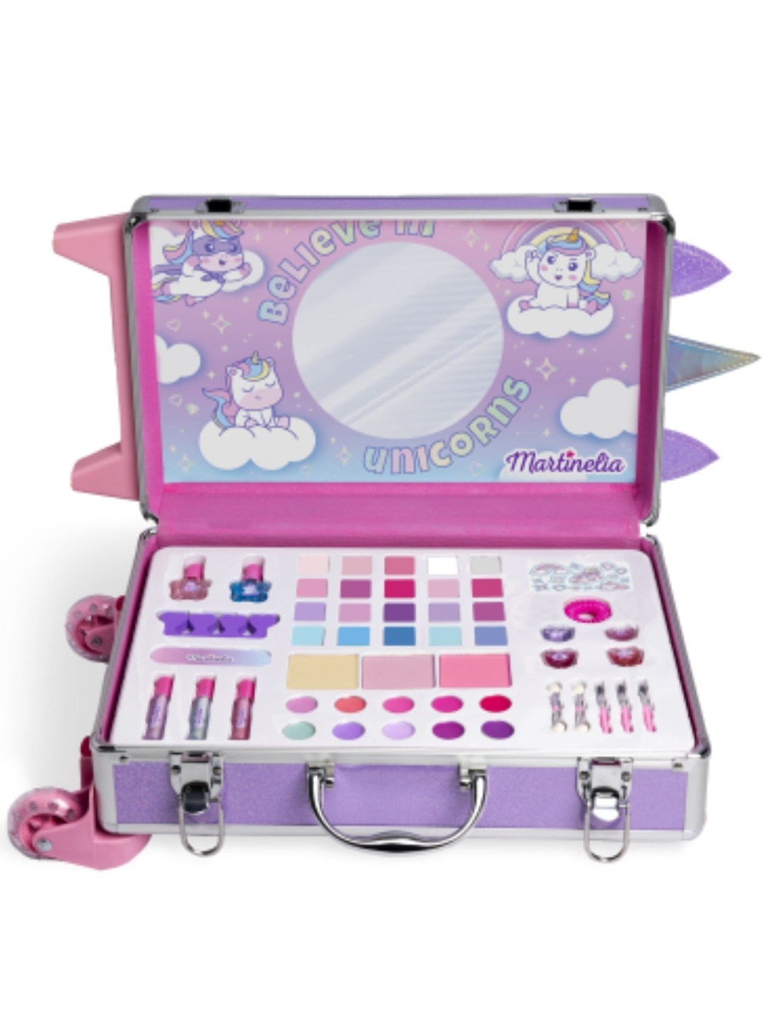 Trousse Cofanetto Make Up Trolley Unicorno