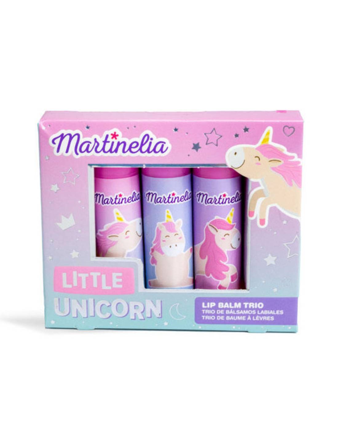 Set Balsamo Labbra Unicorno Martinelia 3pz