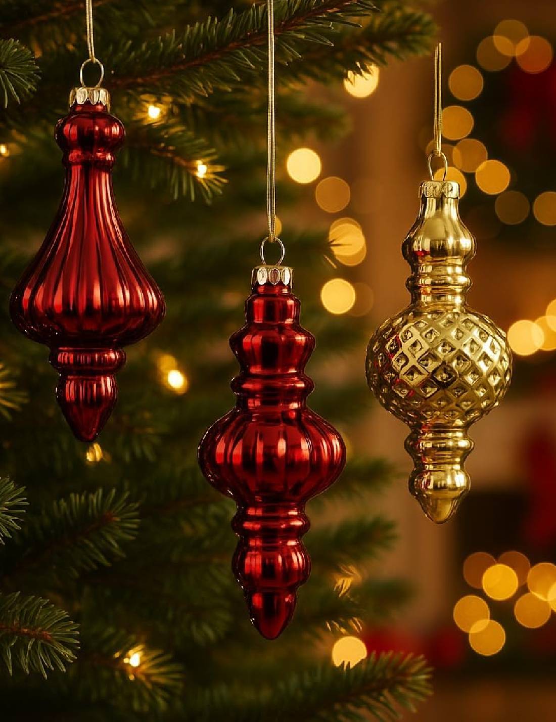 Pallina Albero Di Natale Ornamentale In Vetro Classica 15cm