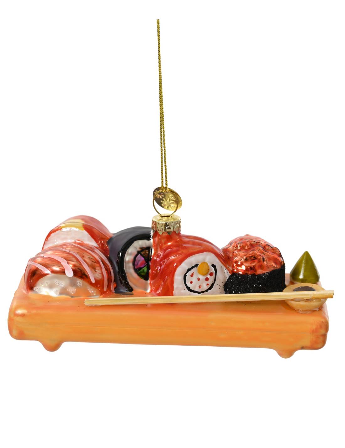 Addobbo Albero Di Natale In Vetro Sushi 12cm