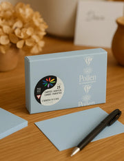 Biglietti Cartoncini Blu 7x9,5cm 210g 25pz