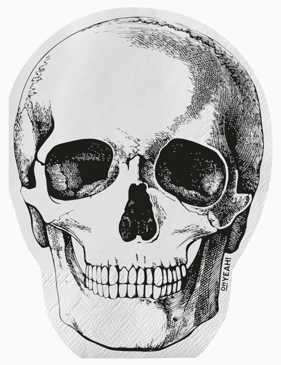 Tovaglioli Halloween Teschio Macabro 33cm 20pz