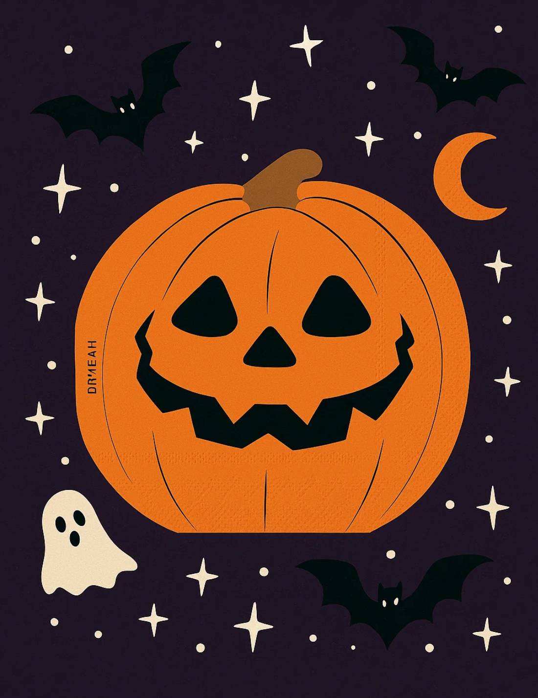 Tovaglioli Halloween Zucca 33cm 20pz