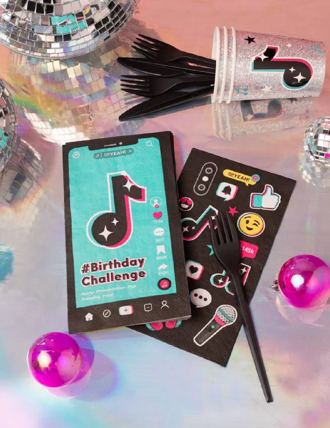 Tovaglioli Di Carta Tik Tok 30cm 20pz