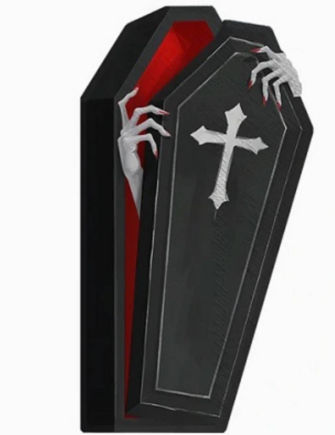 Tovaglioli Halloween A Forma Di Bara Con Mani 40cm 20pz