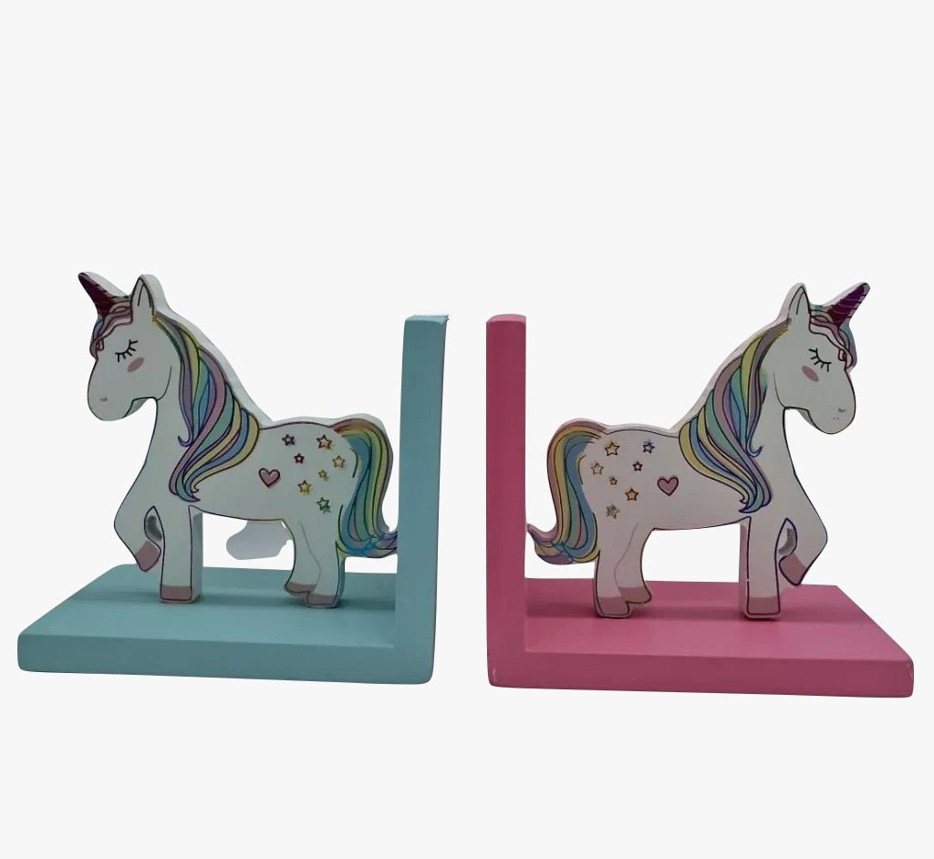 Fermalibri Unicorno Colori Assortiti 2pz.