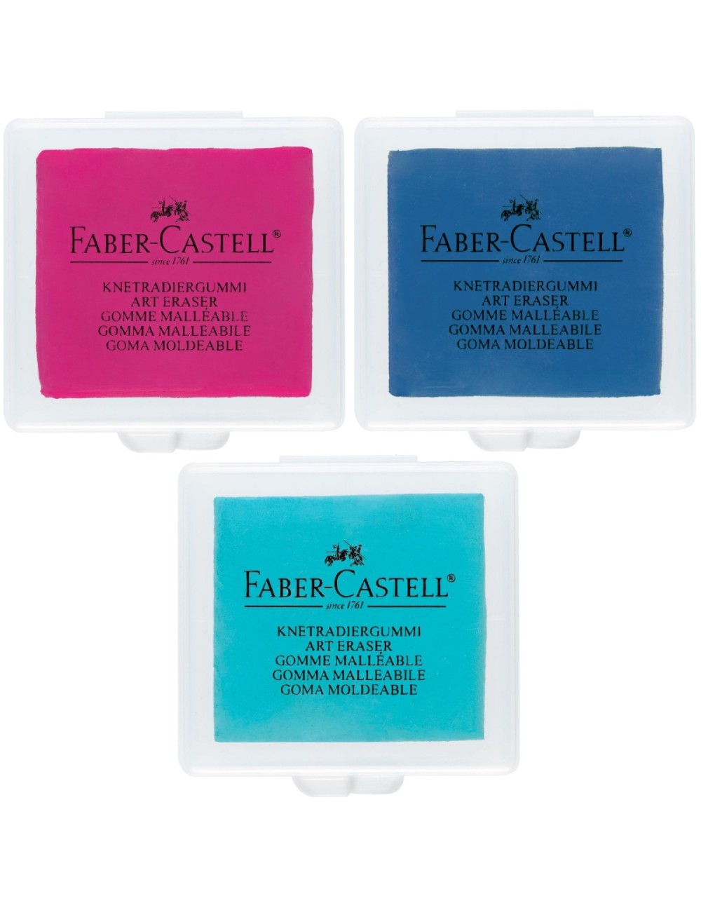 Gomma Pane Colorata Faber Castell Con Custodia